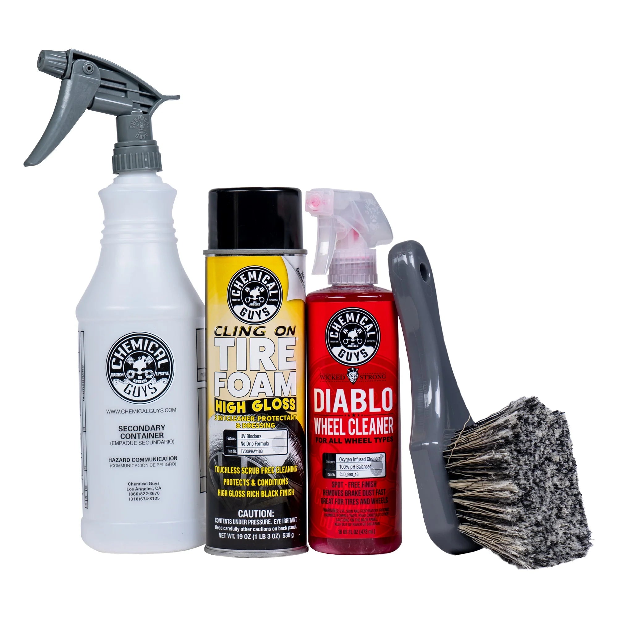 TheDiabloWheelCleaning&TireFoamingShineKit